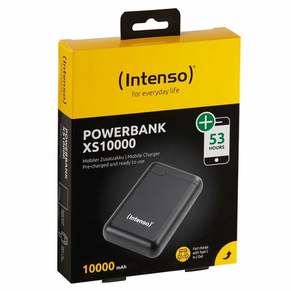 Varavirtalähde INTENSO XS10000 Musta 10000 mAh
