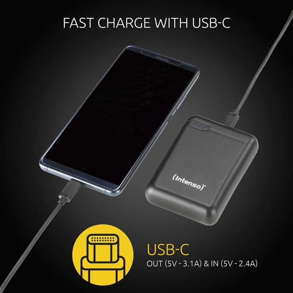 Varavirtalähde INTENSO XS10000 Musta 10000 mAh