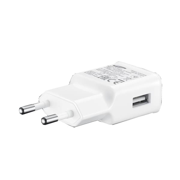 Samsung USB-A Snabbladdare EP-TA20, 15W - Vit Vit