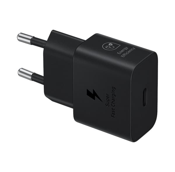 Samsung 25W USB-C GaN Strömadapter - Svart
