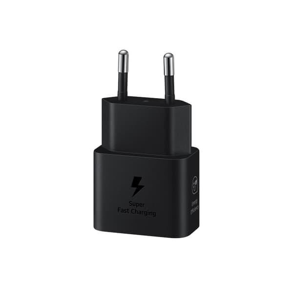 Samsung 25W USB-C GaN Strömadapter - Svart Svart
