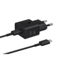 Miniatyrbild 1 av 4: Samsung 25W USB-C GaN Väggladdare + Typ-C 1m Kabel - Svart