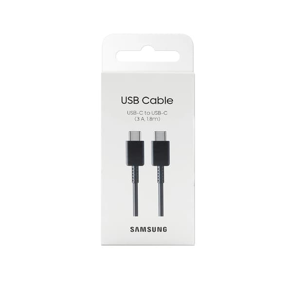 Samsung USB-C till USB-C 1.8m kabel 3A- Svart