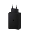 Miniatyrbild 3 av 4: Samsung 65W PD Strömadapter Trio (USB-C x 2, USB-A) Väggladdare - Svart