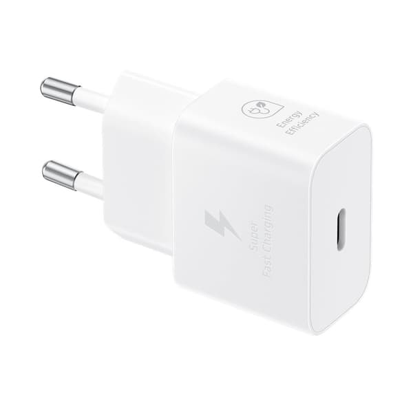 Samsung 25W USB-C GaN Strömadapter bulk - Vit