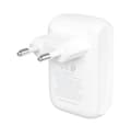 Miniatyrbild 2 av 4: Belkin BoostCharge 42W Dual väggladdare 30W USB-C PD/PPS + 12W USB-A - Vit