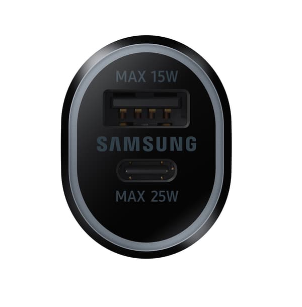 Samsung 40W USB-C USB-A Duo billaddare - Svart