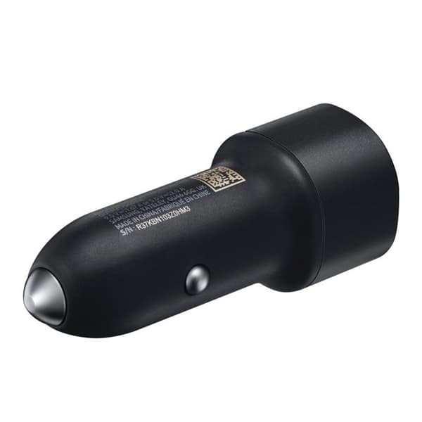 Samsung USB-A Duo snabbladdare billaddare - Svart