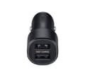 Miniatyrbild 4 av 4: Samsung USB-A Duo snabbladdare billaddare med combo kabel- Svart