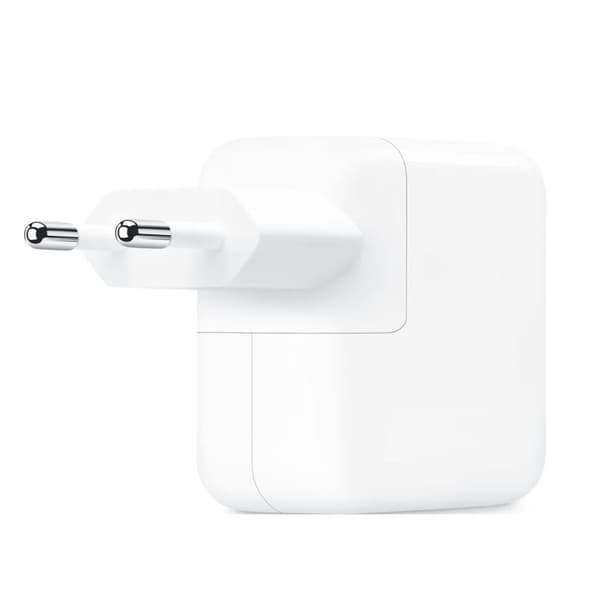 Apple 35W Dual USB-C strömadapter - Vit