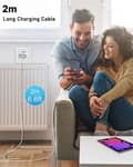 Pikkukuva 7 / 7: Pikalaturi iPhone 14/14 Pro/14 Pro Max / 14 Plus 13 12 11:lle, 20 W alkuperäinen USB-C-laturi, pikaliitin 2 m kaapelilla