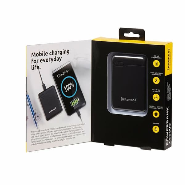 Powerbank INTENSO Svart 5000 mAh