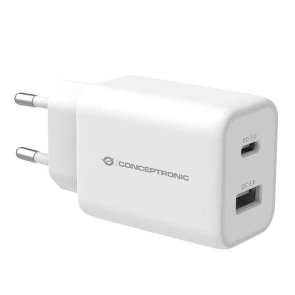Vægoplader Conceptronic 120549003101 Hvid 33 W