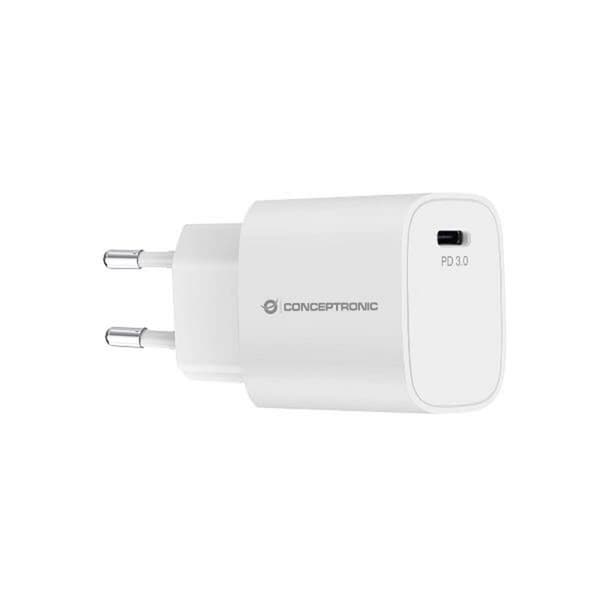 Vægoplader Conceptronic 120550103101 Hvid 20 W Hvid