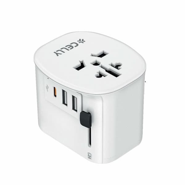 Seinälaturi Celly MULTIPLUG30WWH 30 W