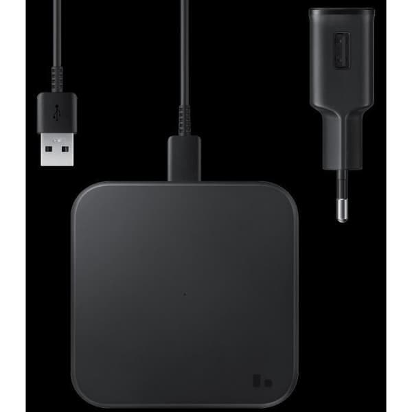 Flat Induc Pad Snabb laddning USB-C svart utan CS