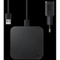 Miniatyrbild 1 av 3: Flat Induc Pad Snabb laddning USB-C svart utan CS