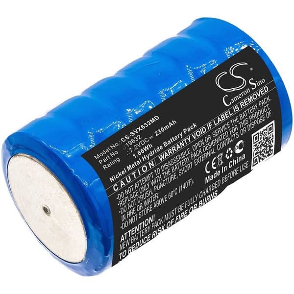 Techtek - CS-SVX632MD - Batterier kompatibla med [Servox] 14266, 19632, D45N7, Digital XL Speech, Speech ersätter 19632 FBA