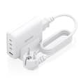 Miniatyrbillede 4 af 4: Trådløs oplader Aisens ASCH-140W4P055-W Hvid 140 W