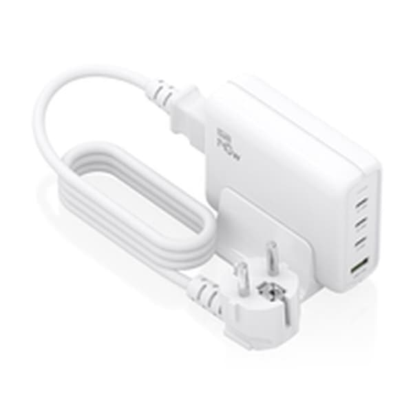 Trådløs oplader Aisens ASCH-140W4P055-W Hvid 140 W
