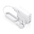 Miniatyrbillede 2 af 4: Trådløs oplader Aisens ASCH-140W4P055-W Hvid 140 W
