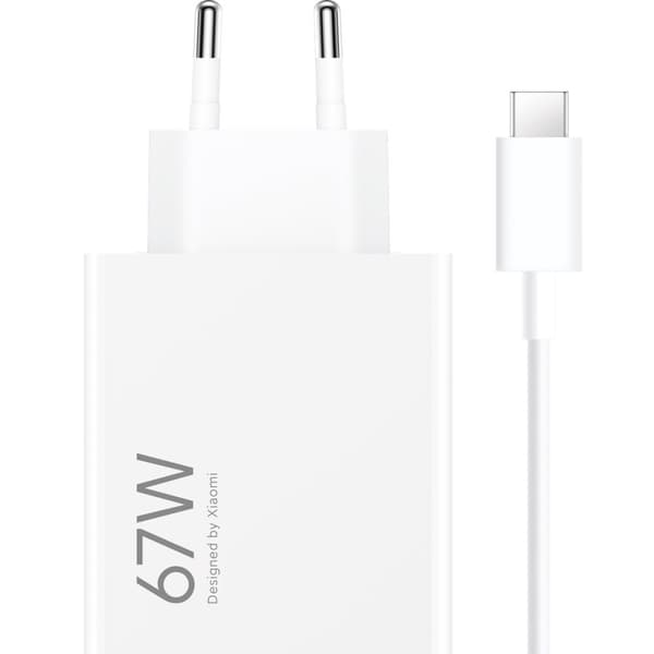 Xiaomi 67W HyperCharge Combo (Type-A) laddare - Vit Vit