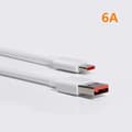 Miniatyrbild 2 av 4: Xiaomi 6A Type-A to Type-C Kabel- Passar 120w laddare - Vit