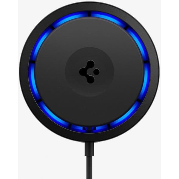 Spigen Trådlös bilsnabbladdare OneTap Pro 3 Cryomax MagSafe (luftgallersfäste), svart