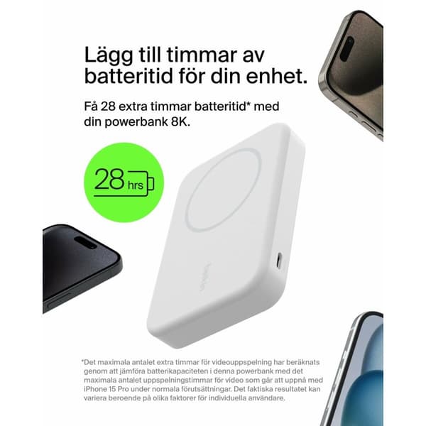Laptopbatteri Belkin BPD007BTWH Vit