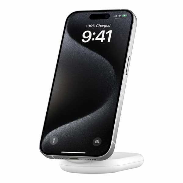 Trådløs oplader Belkin WIB007VFWH Hvid Hvid