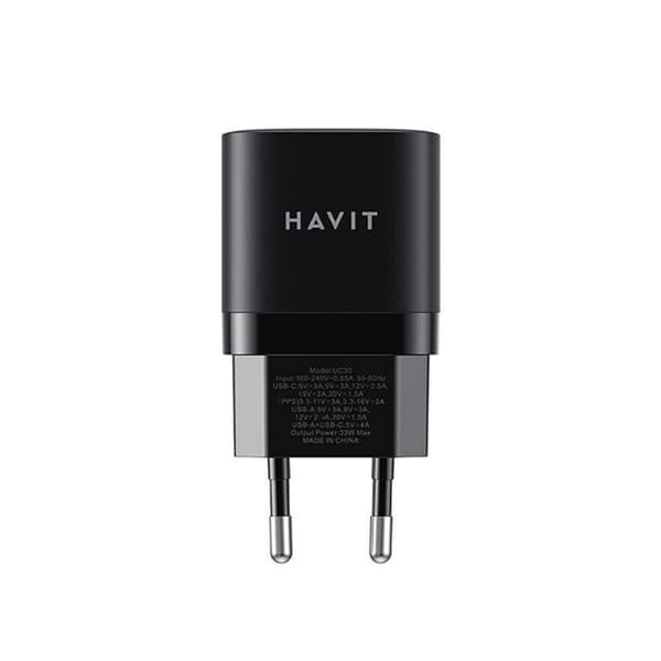 Vægoplader Havit UC30 EU Sort 30 W 33 W