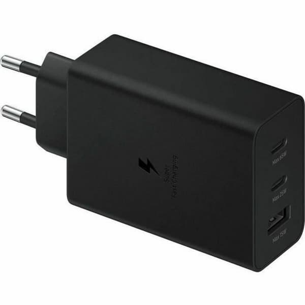 Bærbar oplader Samsung EP-T6530 65 W Sort