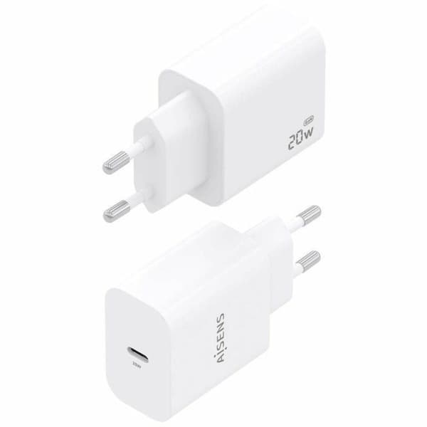 Seinälaturi Aisens A110-0938 Valkoinen 20 W