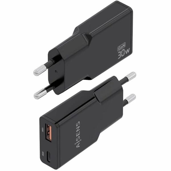 Seinälaturi Aisens ASCH-30W2P047-BK Musta 30 W