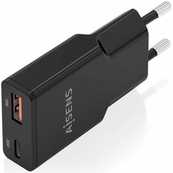 Seinälaturi Aisens ASCH-30W2P047-BK Musta 30 W