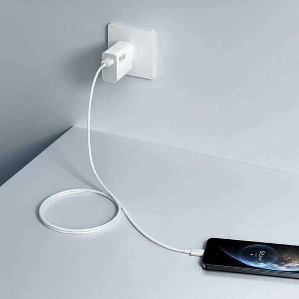 Väggladdare + USB A till USB-C Kabel Xiaomi 90 W