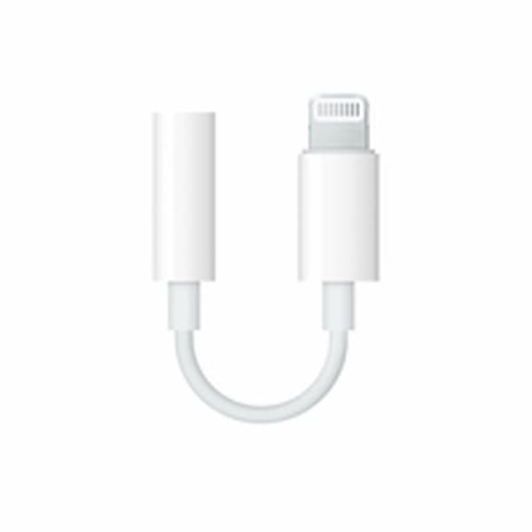 Kabel Audio Jack till Lightning Apple Vit