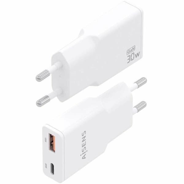 Seinälaturi Aisens ASCH-30W2P046-W Valkoinen 30 W