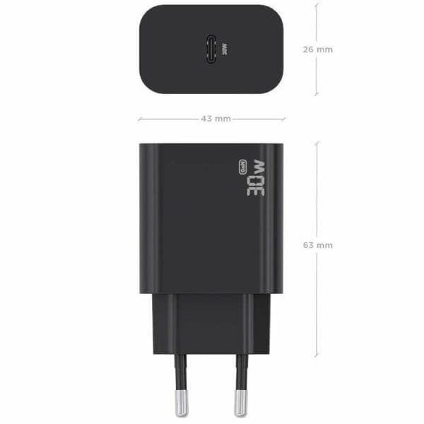 Seinälaturi Aisens A110-0941 Musta 30 W