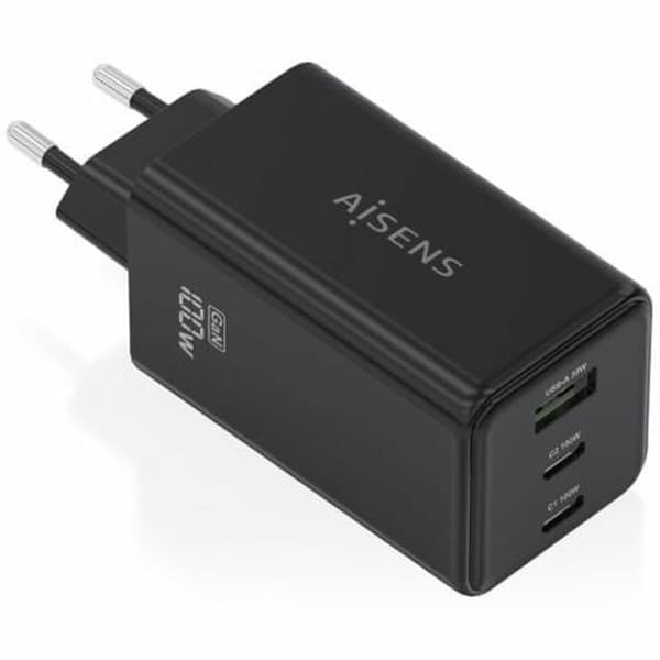 Langaton laturi Aisens ASCH-100W3P052-BK Musta 100 W musta