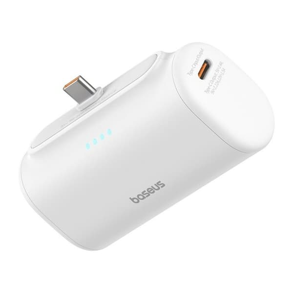 Powerbank Baseus P10068306213-00 Hvid 5000 mAh