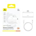 Miniatyrbillede 7 af 8: Powerbank Baseus P10068306213-00 Hvid 5000 mAh