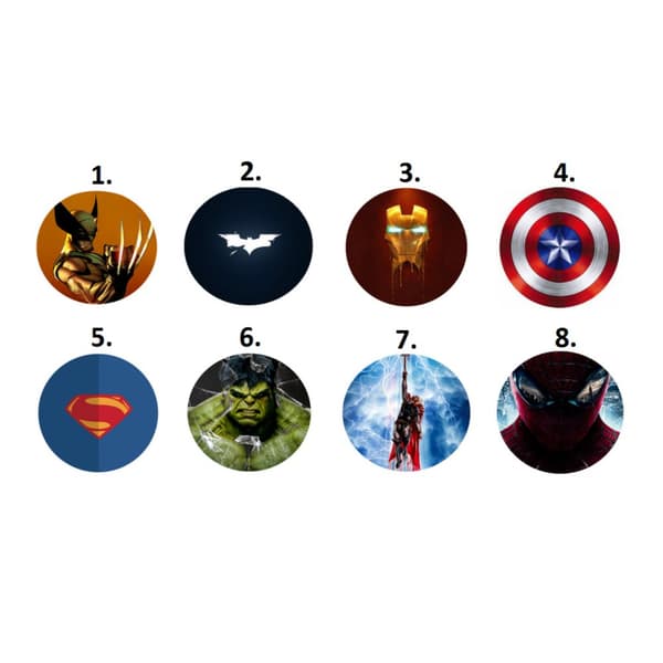 SUPERHERO Mobiilipidike PopUp Socket (1. Wolverine)