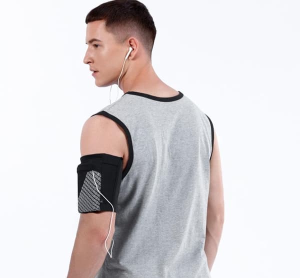 Universalt Löpning Sport Armband Mobiltelefon Reflex waterproof Black: S