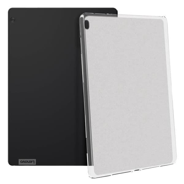 Lenovo Smart Tab M10 10.1 Fodral Flexibelt silikonbeständigt Ultratunt Vit Vit