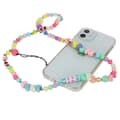 Miniatyrbild 1 av 4: Telefon Jewel Armband Beads and Hearts 65cm Smile Collection Flerfärgad Svart