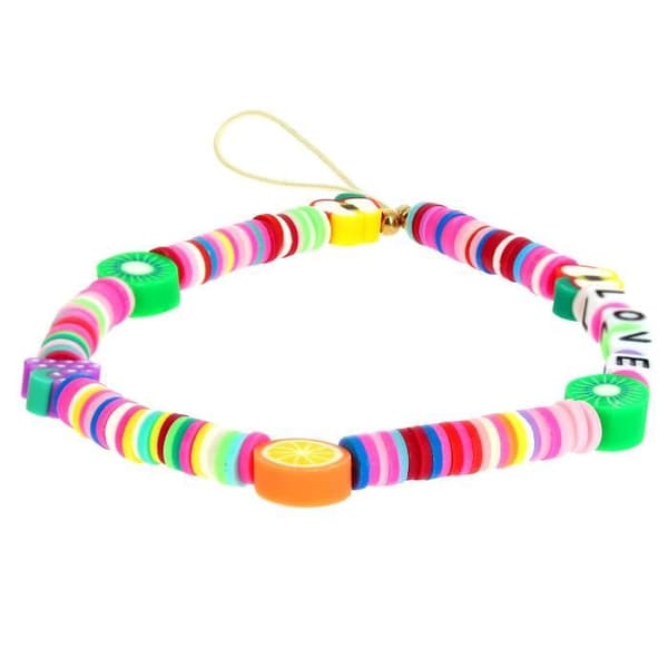 Telefon Jewel Armband Love 25cm Lovely Collection Flerfärgad Svart