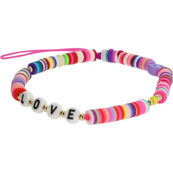 Telefon Jewel Armband Love 25cm Lovely Collection Flerfärgad Svart