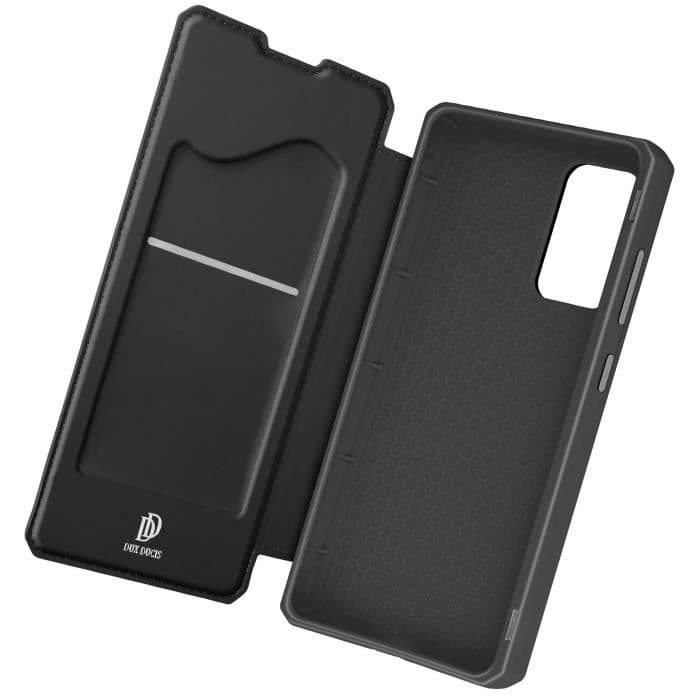 Samsung A52, A52 5G, A52s Fodral Korthållare Stativ Dux Ducis Skin X Series Svart