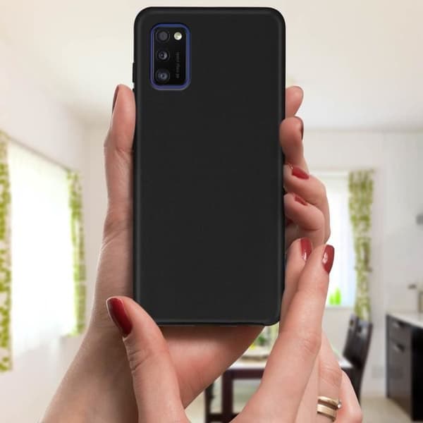 Skyddsskal - AVIZAR - Samsung Galaxy A41 - Hårt och Mjukt - Helskydd - Tunn Design